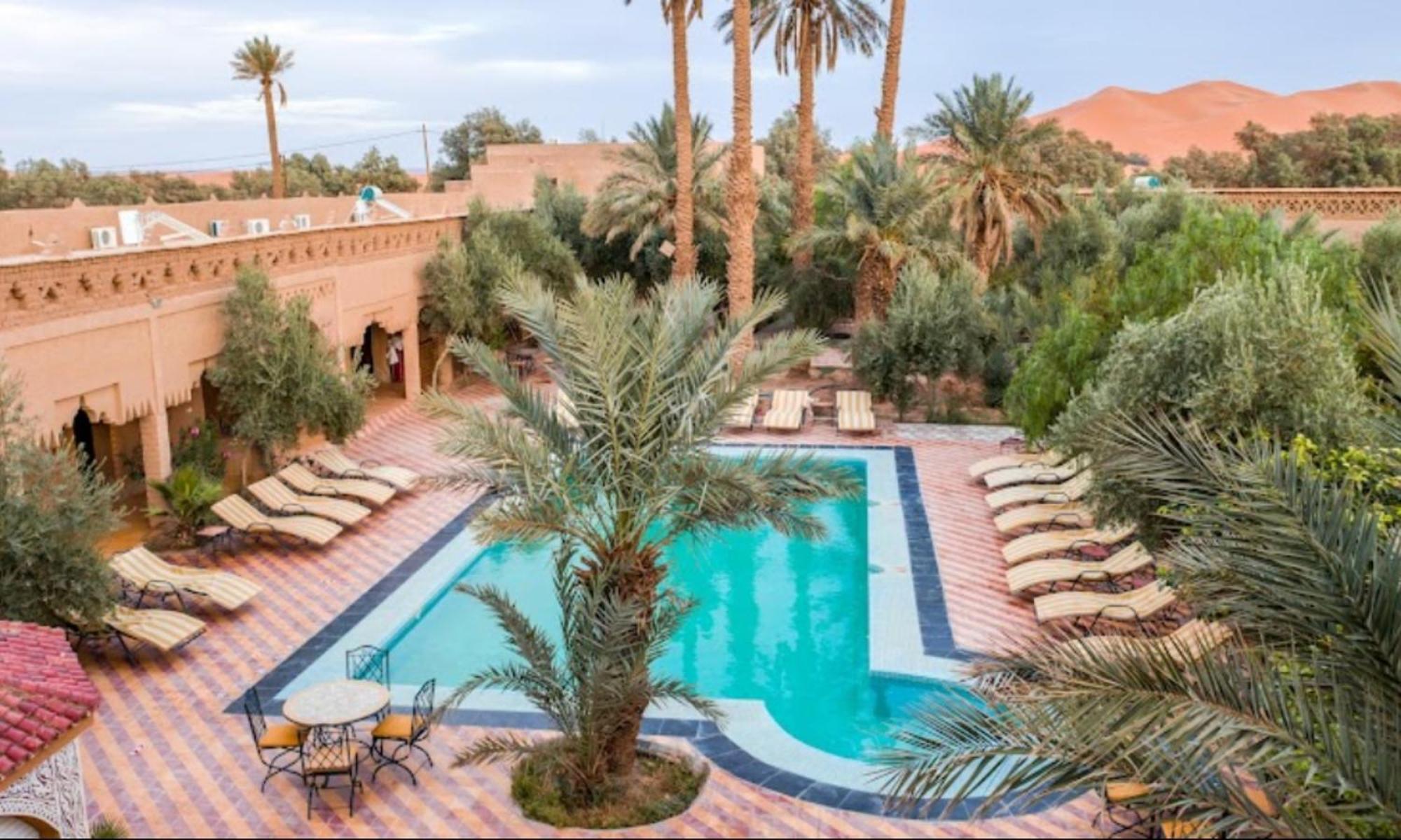 Riad Kasbah Le Touareg Merzouga Bagian luar foto